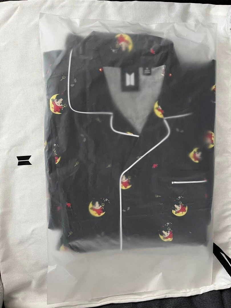 BTS ARTIST MADE COLLECTION By Jin Good Day Pajama L Size BLACK
