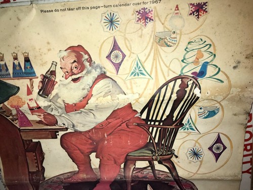 Vintage Coca-Cola 1967 13- Month Calendar - Picture 10 of 12
