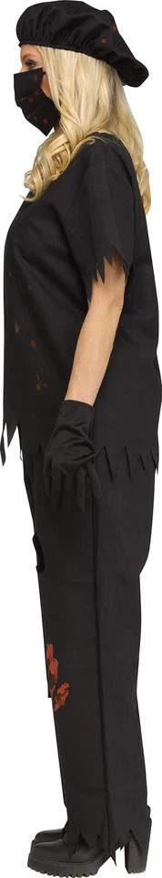 Fantasia masculina ou feminina Deadly Evil Doctor Surgeon adulto calça top máscara NOVO - Imagem 4 de 4