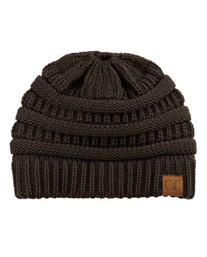 CC Ponytail Gorro Sombrero Suave Elástico Cable Tejido Panel Alto Cola de Pony C.C ¡Gorro! - Imagen 95 de 393