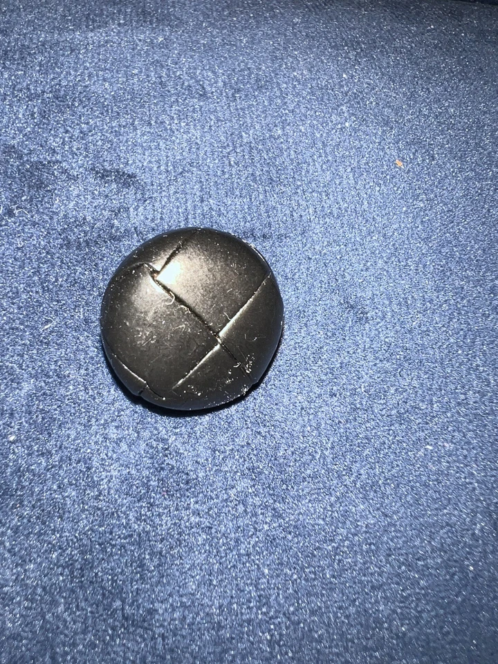 8 Faux Leather Black Button Blazer Replacement Set - Image 2 of 4