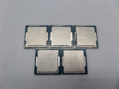 Lot Of 5 Intel Core i3-4170 3.7GHz Dual Core Processors SR1PL