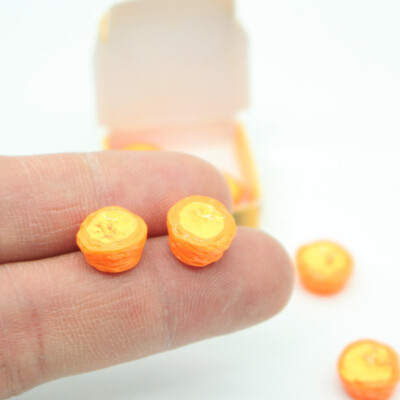 2Set 1:12 Scale Dollhouse Miniatures Mini Food Egg Tart Box Handmade Accessories