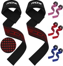 Lifting Straps by RDX, Weight Lifting, Wrist Wraps, Gym Wraps Training Workout