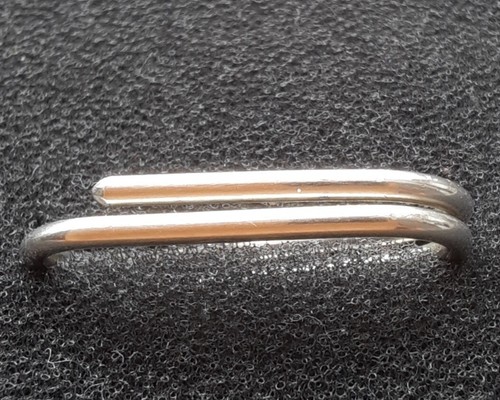 Sprungring / Bandring zum Ritterkreuz 1939 K+Q 65 Silber - Bild 2 von 4