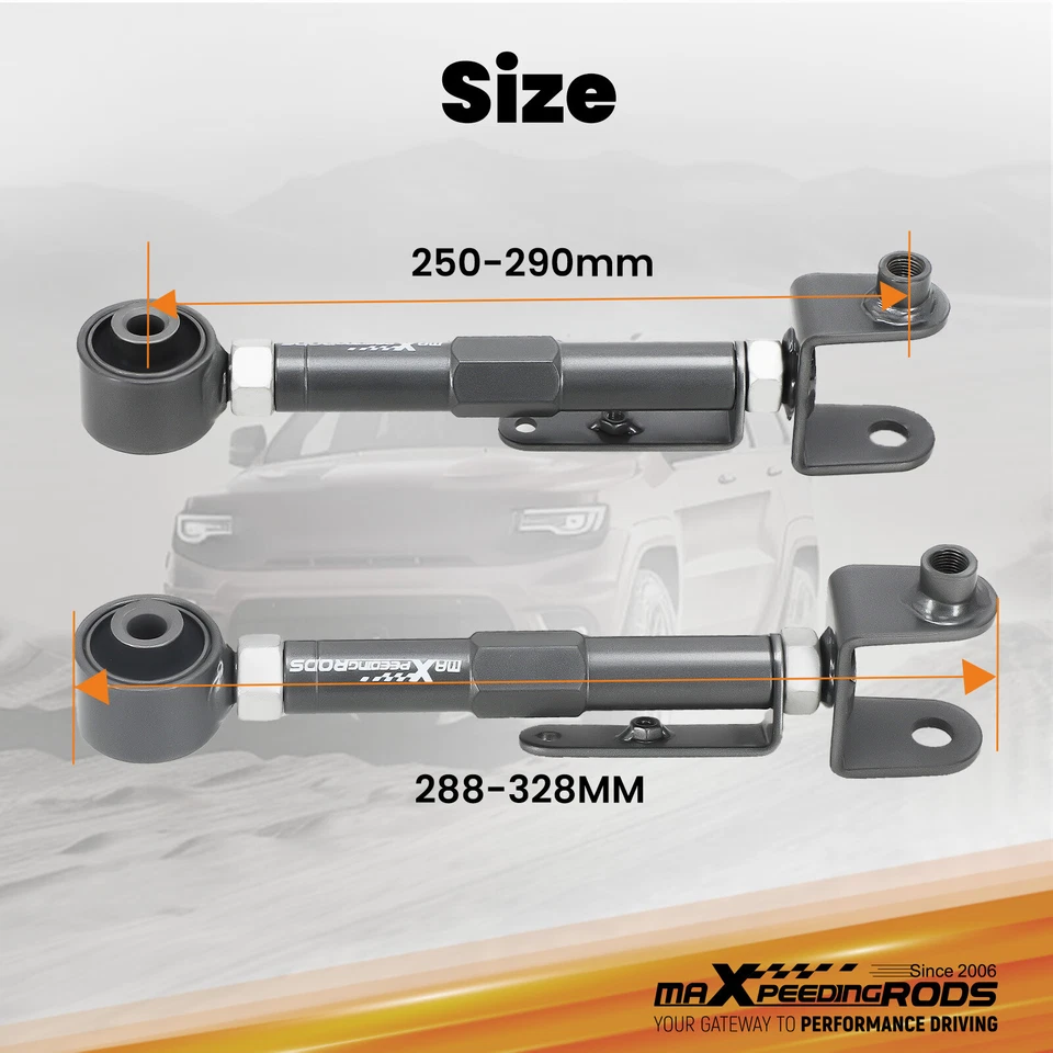 Adjustable Control Arm Rear Camber Kit Alignment for 02-06 Honda CR-V Element 03 - Image 4 of 4