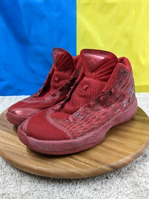 Nike Air Jordan Melo Mens 11.5 Shoe Gym Red 881562-618 Rare Basketball Sneaker
