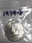 1979-D Kennedy Half Dollar, Circulated but NICE !
