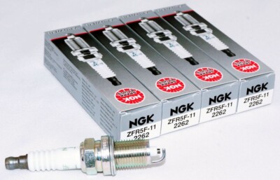 4 Pack Genuine NGK 2262 V-Power Spark Plugs ZFR5F11 for Mopar Honda Mazda Isuzu