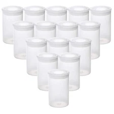 15 Pack Film Canisters with Caps 35 mm Empty Camera Reel Storage Containers