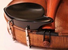 Violin Ebony Dresden Style Chin Rest 4/4 with Standard Bracket