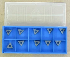 10 PCS KORLOY CARBIDE INSERT TPGT090204 -C05 CN100 CERMET