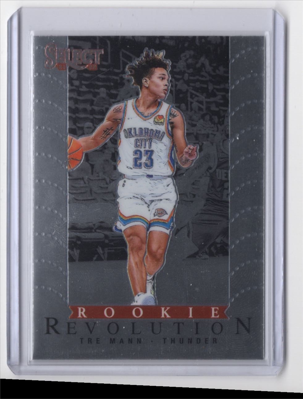 2021-22 Panini Select Rookie Revolution Tre Mann Rookie Oklahoma City Thunder #1