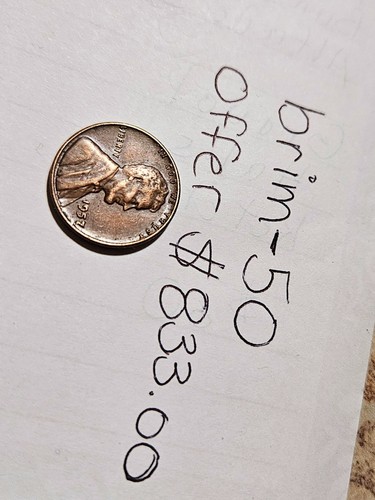 1957 Lincoln Wheat Penny No Mint Mark One Cent USA AMERICAN Trump - Picture 4 of 4
