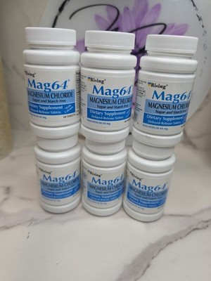 Mag64 Magnesium Chloride w/Calcium 60 Tabs - 6 Pack (360 Total) Compare SlowMag