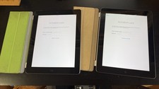 Lot of 2 iPad 2 Tablets 64gb Wifi Cellular  16gb Wifi  Covers LOCKED Bundle