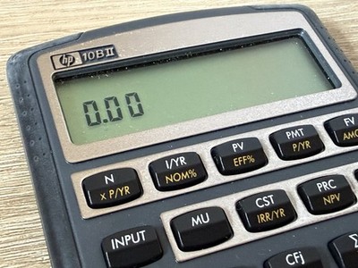 Hewlett Packard HP-10BII Financial Calculator w/ Case & New Battery WORKS!