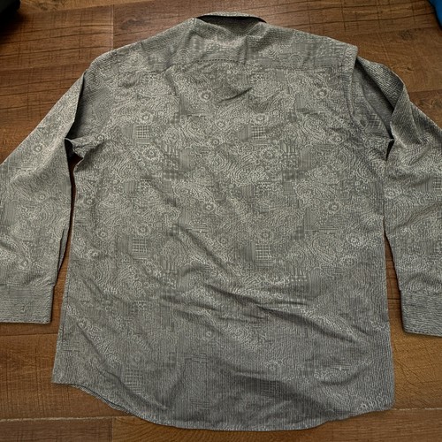 Bugatchi Uomo Hemd Herren XL Classic Fit Langarm Knopfleiste Flip Cuff - Bild 8 von 8
