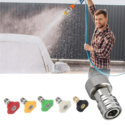 #ad Garden Hose to Mini Power Washer Adapter 3 4 GHT to 1 4quot; Stainless Steel Gar.. $14.95