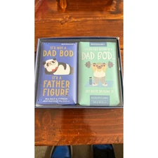 Hunter Grey Mens Soap Gift Set Dad Bod Father Figure Sea Salt Eucalyptus Mint