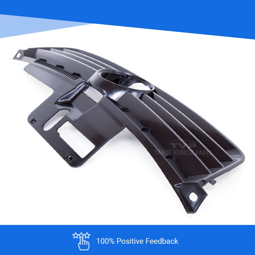 Fits VW Polo 9N 2001-2005 Main Centre Front Bumper Grille Black