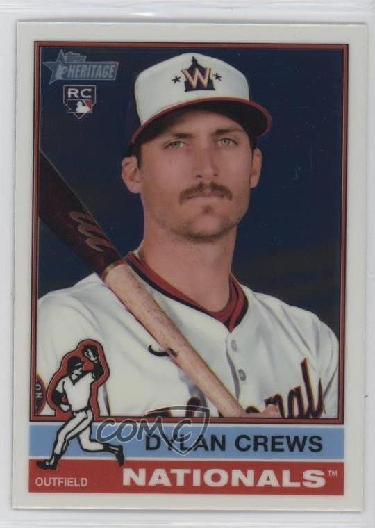 2025 Topps Heritage Chrome Dylan Crews #247 0i4k