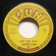 Johnny Cash - Wide Open Road - 1964 Country 45 on SUN