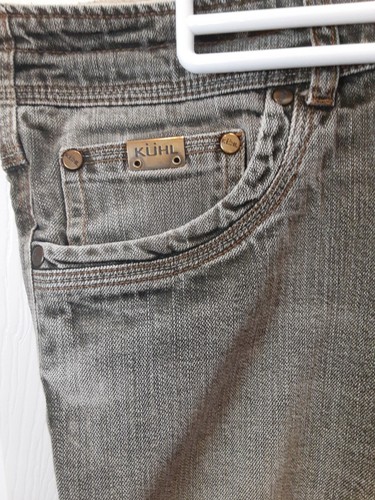 Pantalone jeans uomo Kuhl Riot nero 34 x 34 patinadye denim - Foto 2 di 13