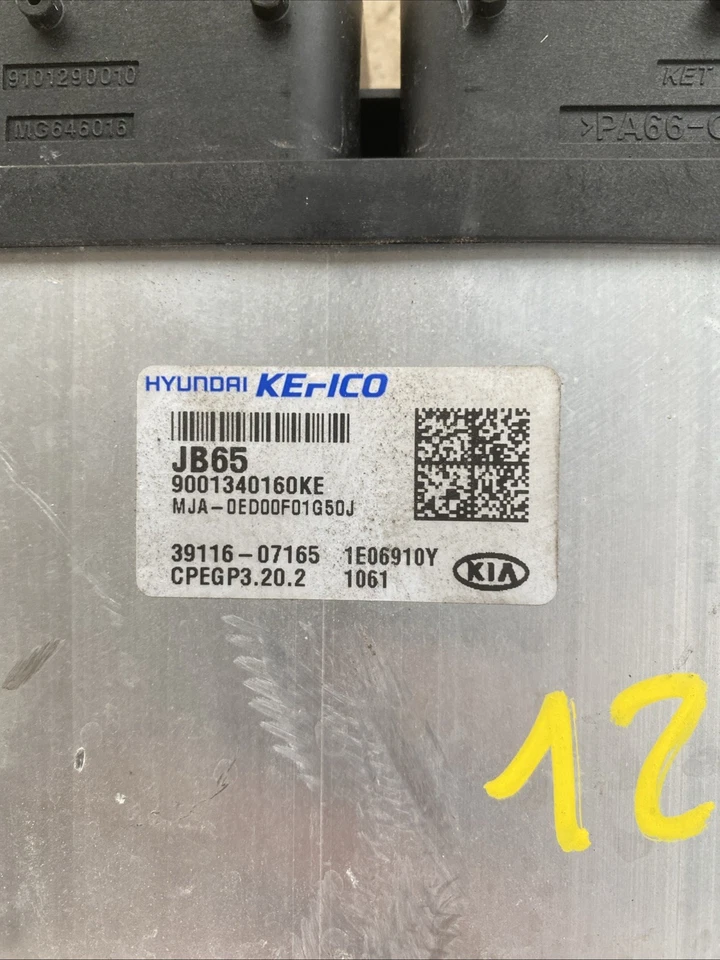 9001340160ke CENTRALINA MOTORE ECU KIA PICANTO JA 3 SERIE 1.0B 39116-07165 - Immagine 2 di 4