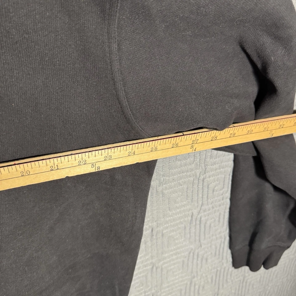 Pullover Roundtree & Yorke 1/4 cremallera para hombre talla 2XLT negro 100 % algodón Foto 3 de 4