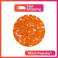 LIMAOLLY 140pcs 8mm Faceted Crystal Glass Beads Round Spacer Beads for Jewelry M