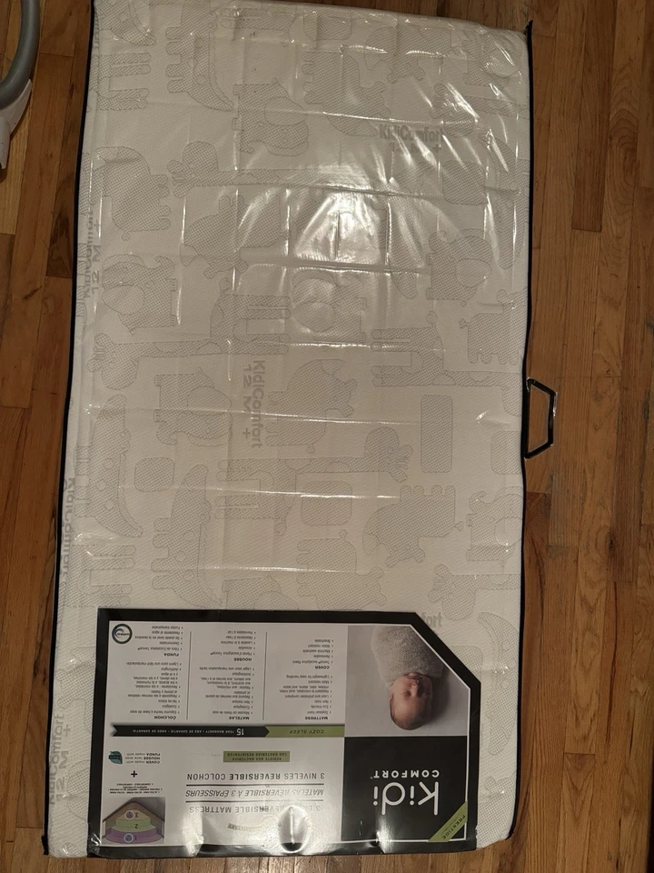 Protetor de colchão para berço almofada colchão cama bebê criança impermeável 52”x28” - Imagem 3 de 3