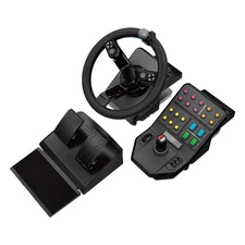Logitech Heavy Equipment Bundle - Wheel and pedals set - wired - for PC