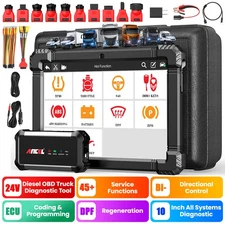 ANCEL X7 HD Heavy Duty Truck Diagnosis Tool All System SAS DPF TPMS ECU Reset