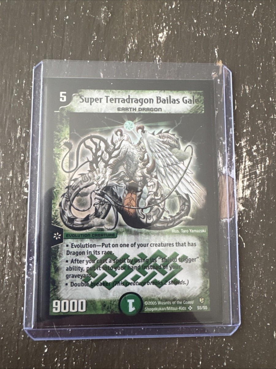 Super Terradragon Bailas Gale Holo Foil Duel Masters English Near