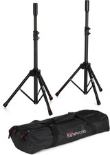 Gator Frameworks GFWSPK0250SET Mini Speaker Stand Pair with Carry Bag
