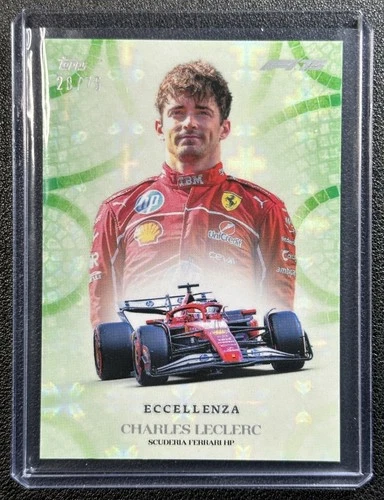 CHARLES LECLERC 2025 TOPPS ECCELLENZA F1 #NNO GREEN 20/75