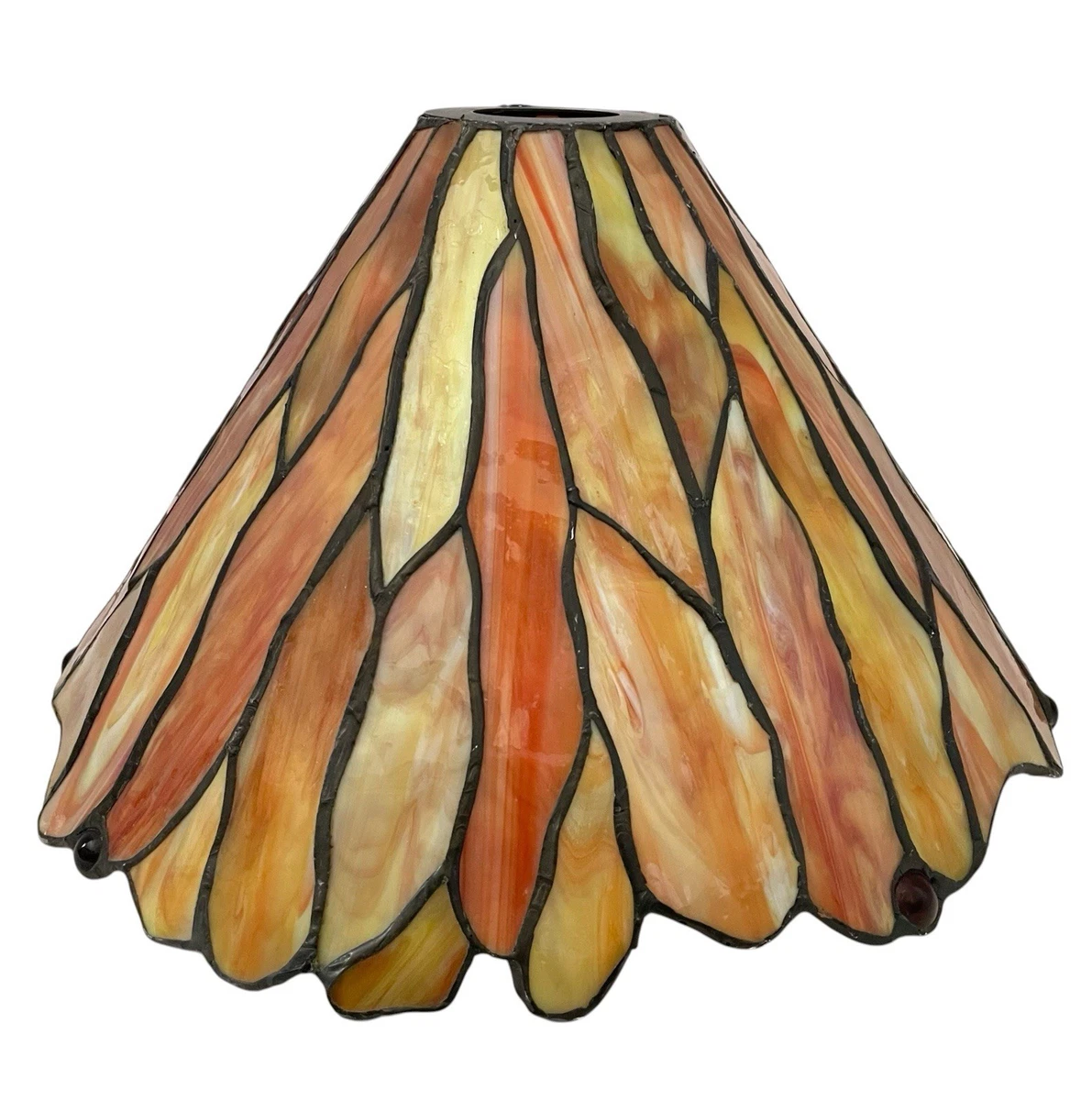 Amber Glass Lamp In Collectible Lamp Shades for sale | eBay
