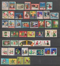 USA Cinderellas Poster Stamp Christmas seal stamps 1932-1966