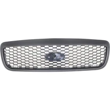 Evan-Fischer Grille For 01-11 Ford Crown Victoria Textured Gray Plastic CAPA