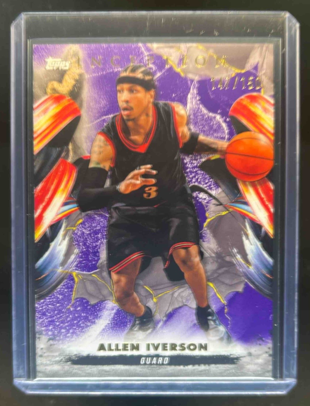2024-25 Topps Inception Allen Iverson Purple #147/150 76ers