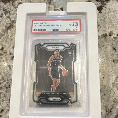 Victor Wembanyama PSA 10 2023-24 Panini Prizm Rookie #136 Spurs