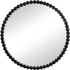 A&B Home 83729-DS Harley 32 X 32 inch Black Wall Mirror