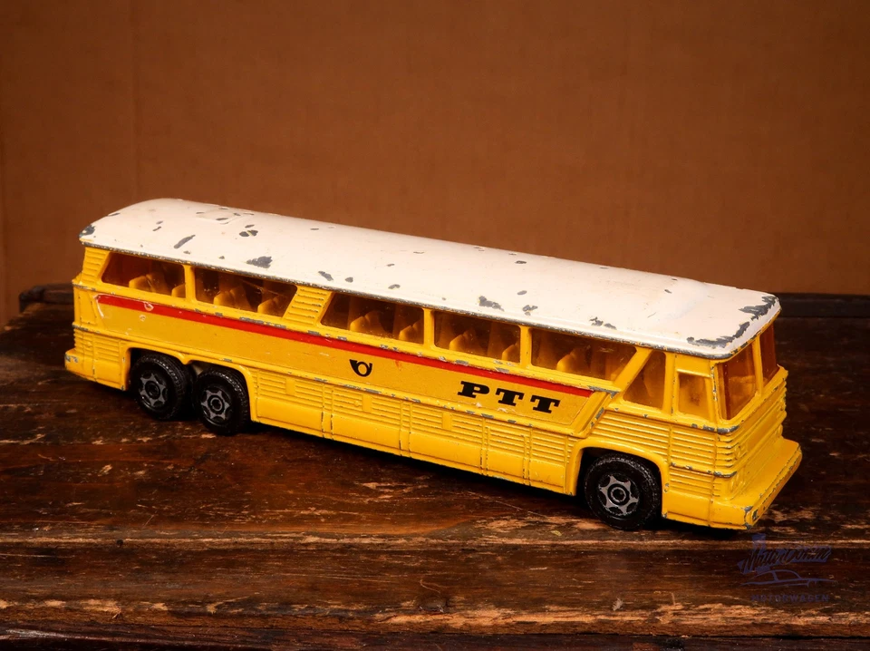 Corgi E2025 Greyhound PTT Bus Post Schweiz CH Switzerland Bus vintage diecast - Bild 4 von 4
