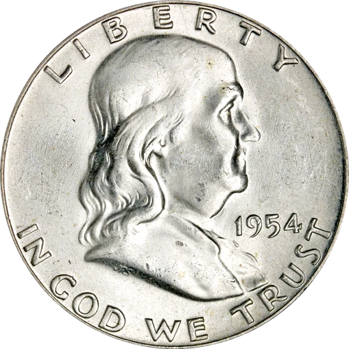 1954-P Franklin Half Dollar - Bugs Bunny