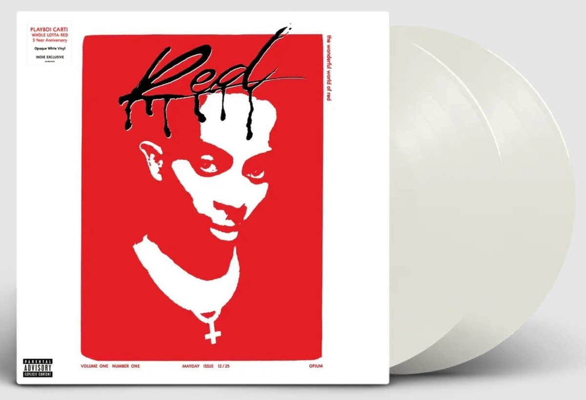 Playboi Carti WHOLE LOTTA RED (602488164092) New Limited White