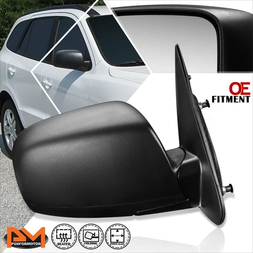 For 07-12 Hyundai Santa Fe OE Style Power+Heated Side Rear View Mirror Right RH
