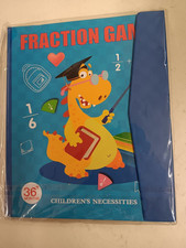 Magnetic Fraction Demonstration Book, Math Manipulatives Set with 102 Pcs