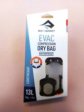 Sea to Summit eVac Compression Dry Bag, Waterproof Compression Sack, 13 L - Gray