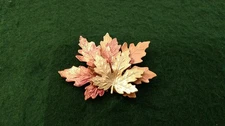  Tri-Color Leaf Pin Vintage